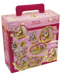 Kit goûter anniversaire collection "Cheval"
