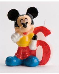 Bougie 6 ans Mickey