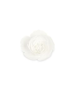Fleur décorative 20 cm blanche