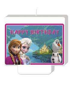 Bougie image Reine des Neiges