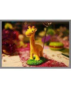 Girafe porte nom deco