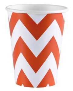 gobelet chevron orange