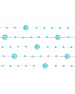 Guirlande de perles 1m30 – turquoise