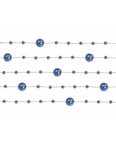 Guirlande de perles 1m30 – bleu marine