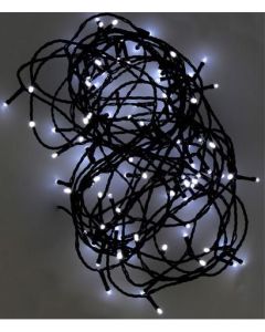 Guirlande clignotante 100 leds blanches pas chère