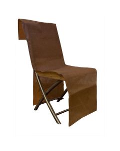 housses chaise chocolat