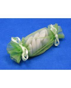 Ballotins en organza forme bonbon - anis
