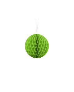 Boule chinoise alvéolée vert pomme - 40 cm