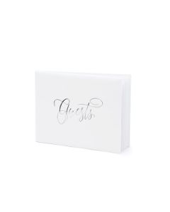 livre d'or "guests" blanc