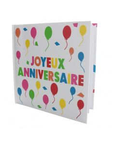 Livre d'or Joyeux Anniversaire pas cher