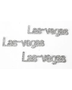 Lot de 6 confettis de table Las Vegas Argent