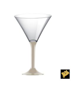 Verre cocktail plastique x 6 – taupe