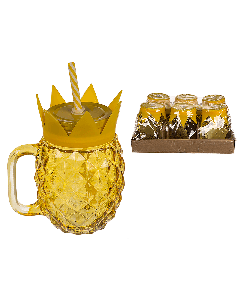 Mason jar en verre ananas à prix discount