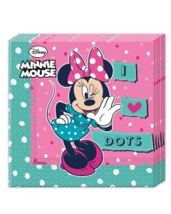 20 serviettes Minnie 33 x 33 cm