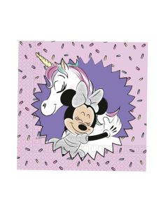 Serviettes minnie licorne