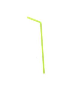 50 pailles flexibles Néon - Vert
