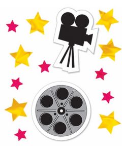 Confettis Hollywood stars