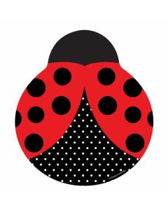 8 assiettes forme coccinelle - Ø 23 cm
