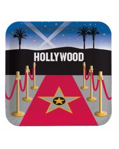 8 assiettes Hollywood - Ø 23 cm