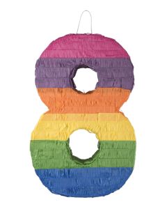 Pinata chiffre - 8 - 50 x 35 x 10 cm