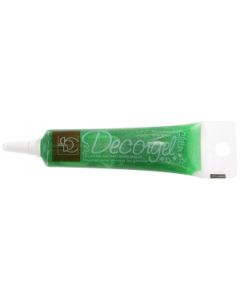 Gel colorant à paillettes vert - 20gr