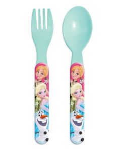 Couverts en plastique Reine des Neiges