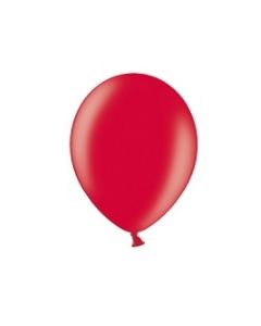 10 ballons rouges métalliques