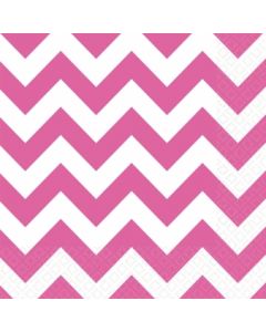 serviettes chevrons fuchsia