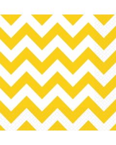 serviette chevron jaune