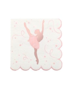 Serviette danseuse ballerine