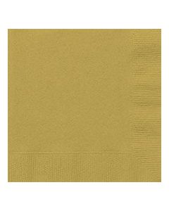 20 serviettes en papier couleur or pas chères