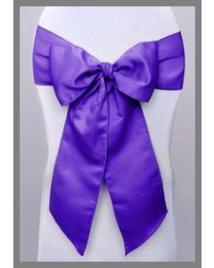 noeud satin violet