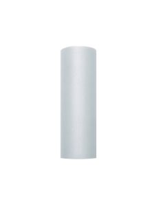 Rouleau de tulle gris - 15 cm x 9 m