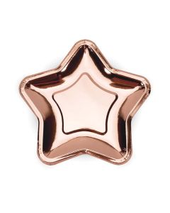 assiette-etoile-rose-gold