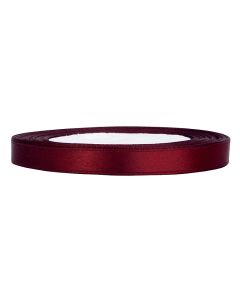 Ruban satin 6 mm - bordeaux