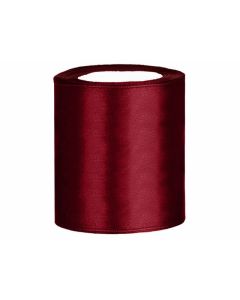 Ruban en satin 100 mm – bordeaux