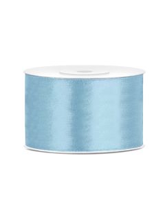 Ruban satin 38 mm - bleu ciel clair