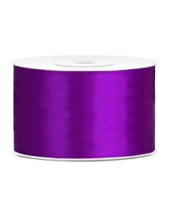 Ruban satin 38 mm violet