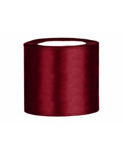 Ruban en satin 75 mm – bordeaux