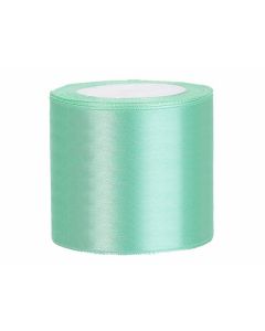 Ruban en satin 75 mm – vert menthe