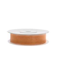 Ruban soie 12 mm - orange