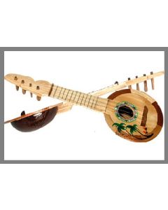 ukulele en noix de coco