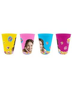 4 Verres en plastique Soy Luna à prix discount