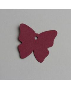 etiquette forme papillon bordeaux