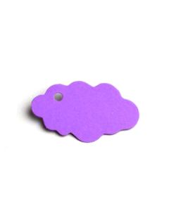 etiquette forme nuage lilas