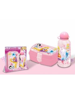 Set boite goûter et gourde alu – Princesses Disney