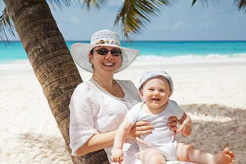 indispensable bébé vacances mer